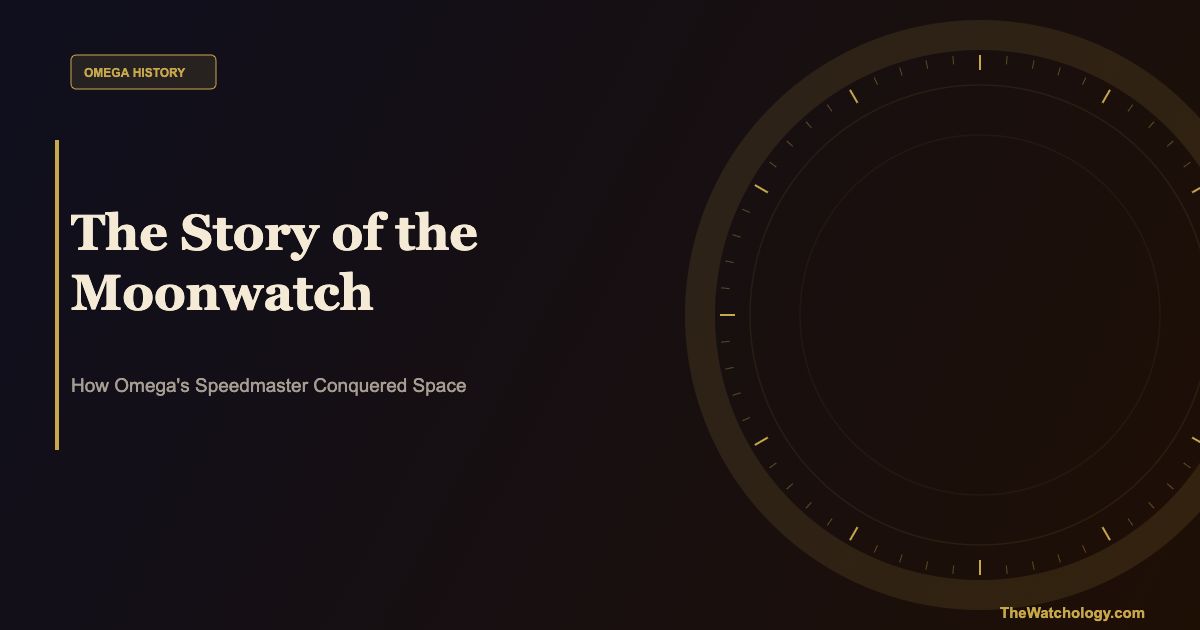 The Story of the Moonwatch: How Omega’s Speedmaster Went to the Moon