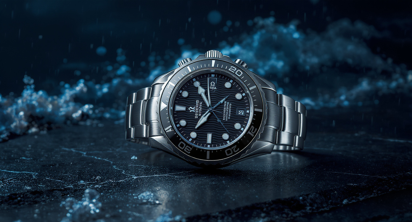 Omega Seamaster Diver 300M 2026 black wave dial stainless steel dive watch — The Watchology