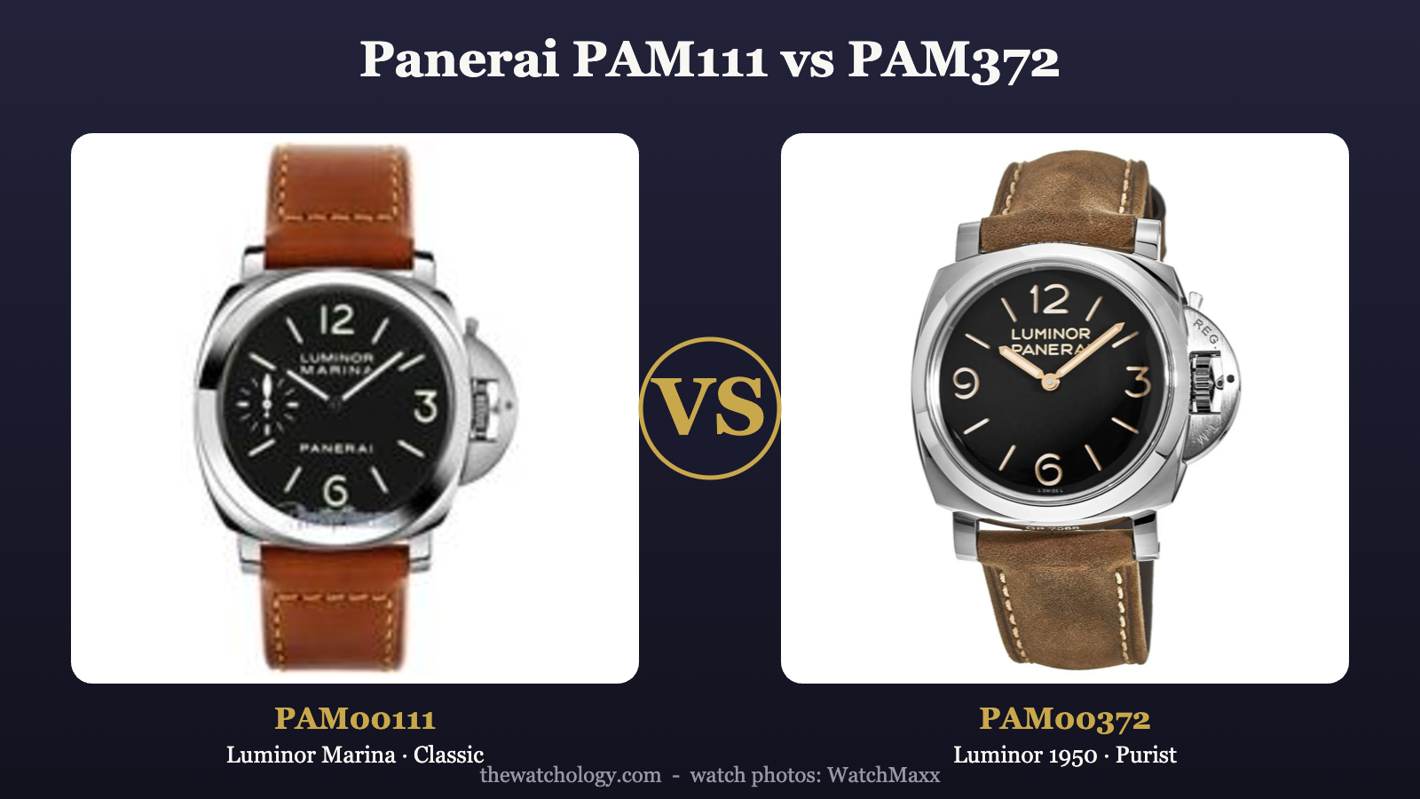 Panerai PAM111 vs PAM372: Two Classic Luminors Compared (2026)