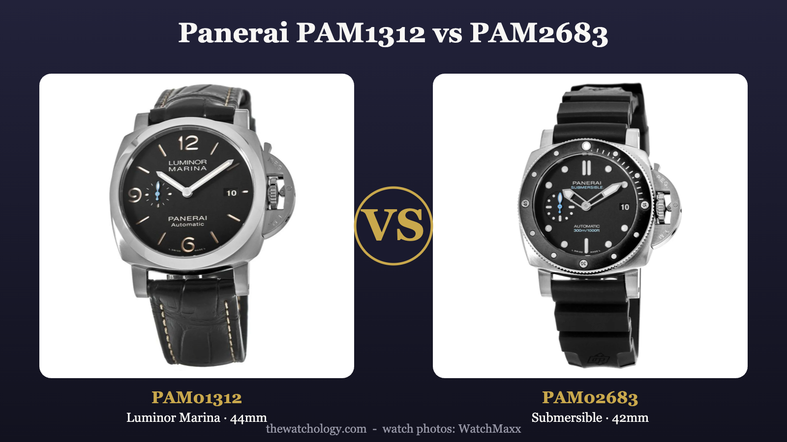 Panerai PAM1312 vs PAM2683: Luminor Marina or Submersible? (2026)