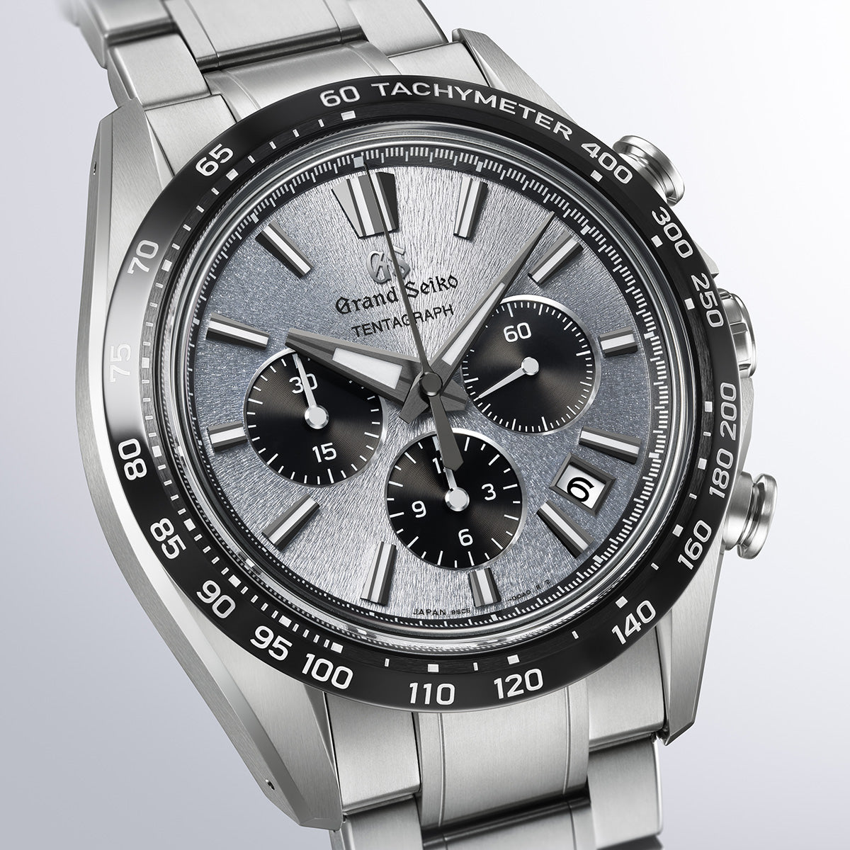 Grand Seiko Tentagraph SLGC007 snow blue dial titanium chronograph