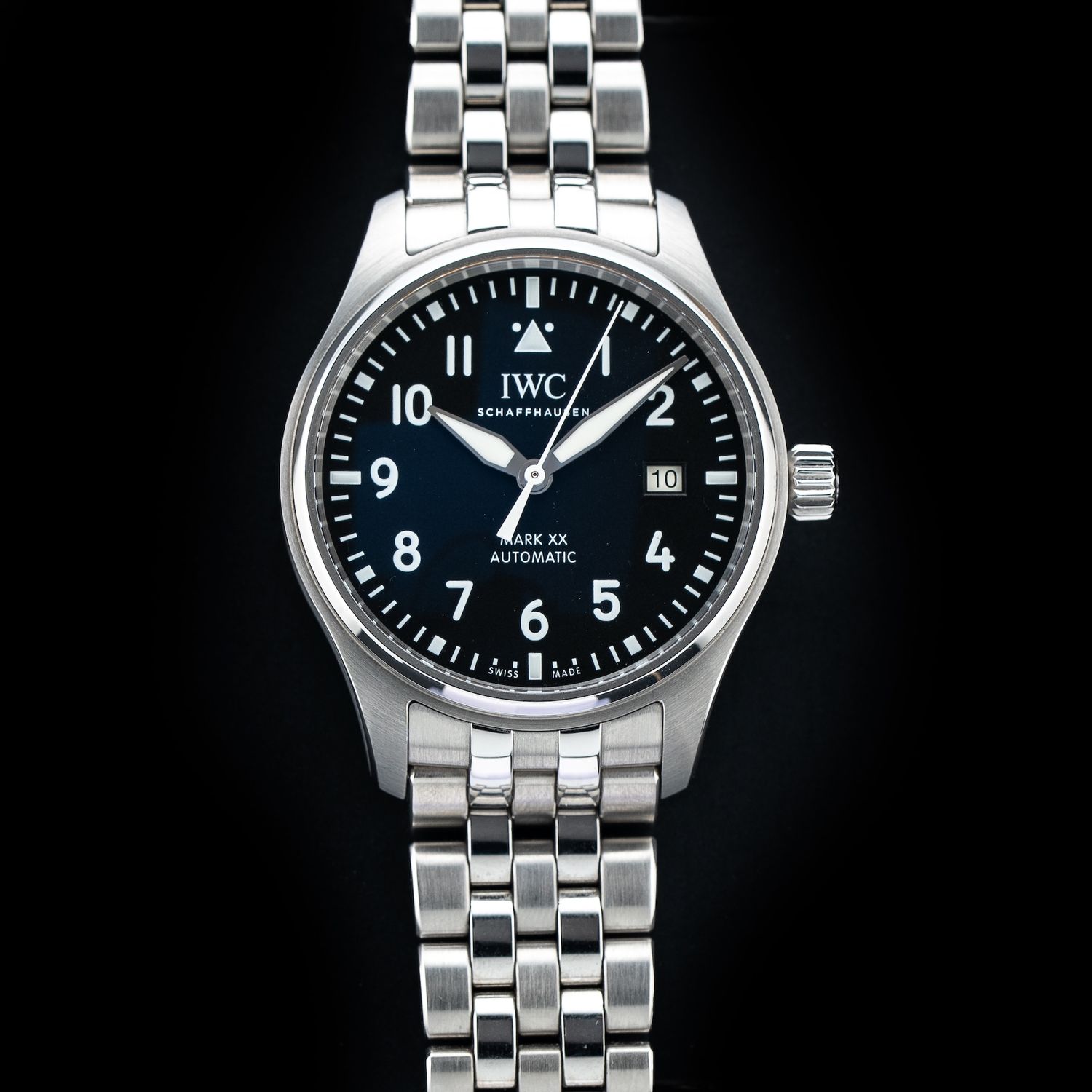 IWC Pilot's Watch Mark XX IW328202 black dial 40mm