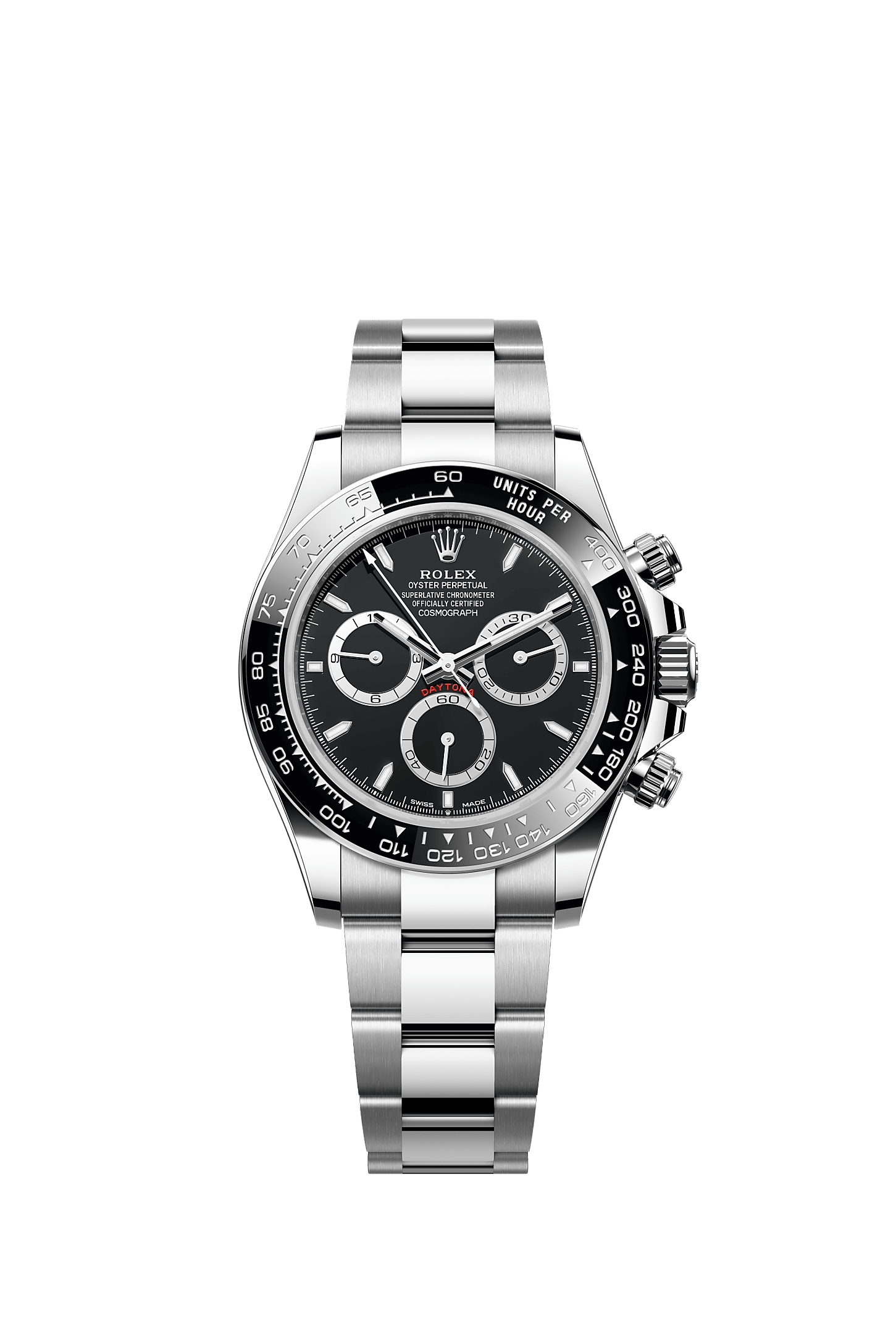 Rolex Cosmograph Daytona 126500LN black dial – official Rolex image