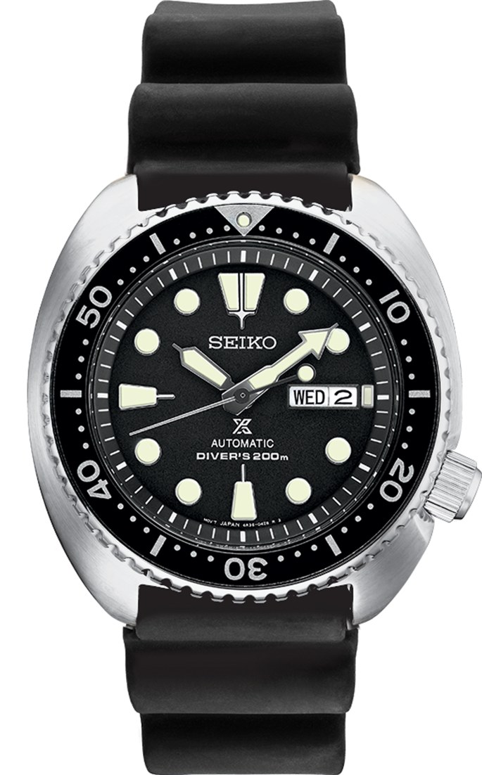 Seiko Prospex Turtle SRPE93 black dial dive watch