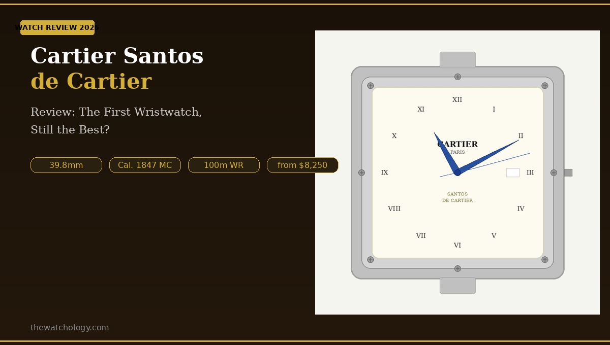 Cartier Santos de Cartier Review (2026): The First Wristwatch, Still the Best?