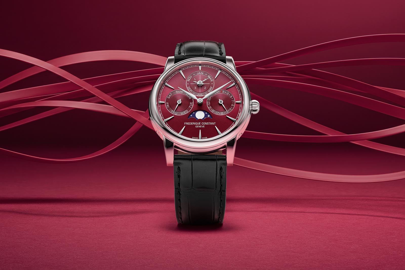 Frederique Constant Classic Perpetual Calendar Manufacture Burgundy 40mm steel — WatchTime New York 2026